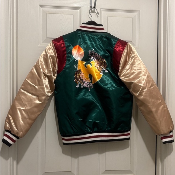 ‼️NWT‼️ Wu-Tang Clan Satin Jacket, Headgear Classics, Size youth small - Picture 5 of 6
